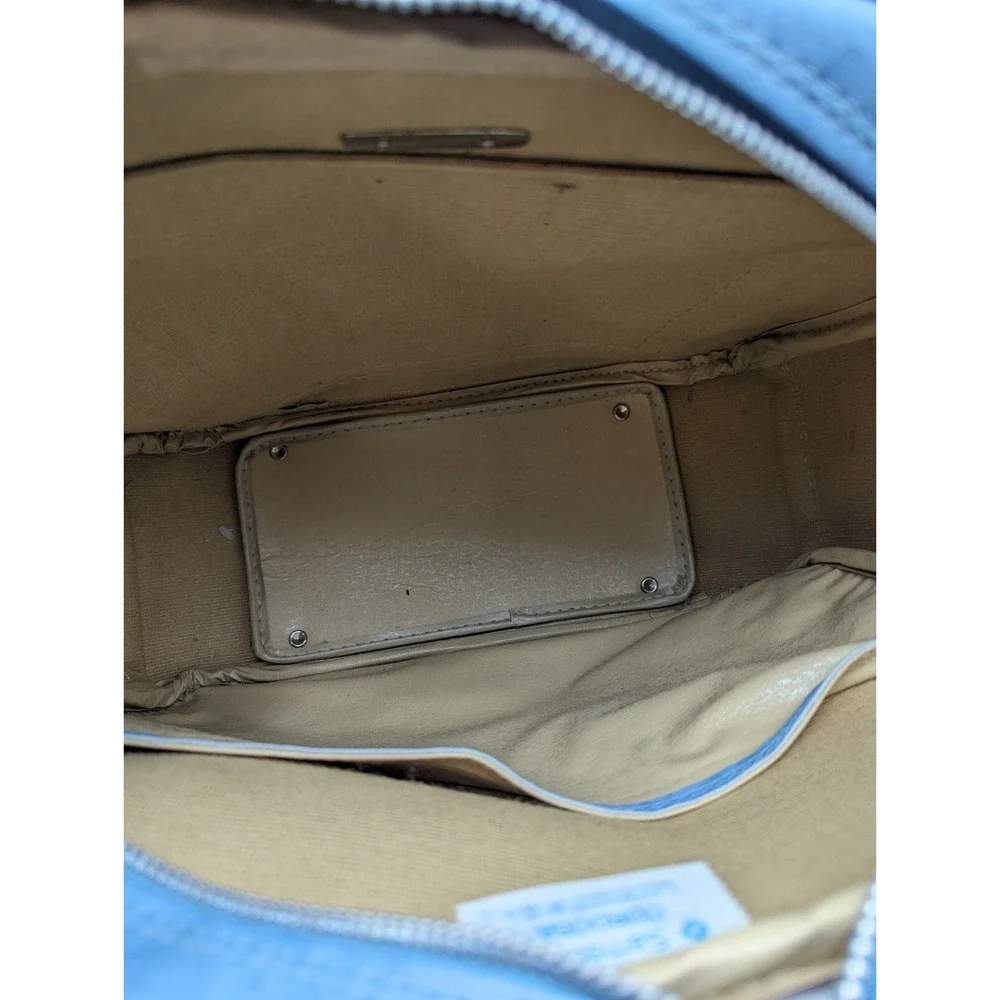 VTG Samsonite Light Blue Carry On Bag Cordoba Travel Luggage Overnight 12X14X6
